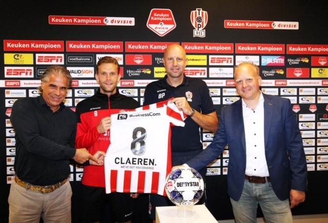 Claeren nieuwe rugsponsor TOP Oss